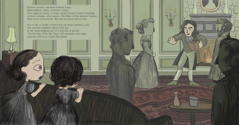 Mary Who Wrote Frankenstein Spread