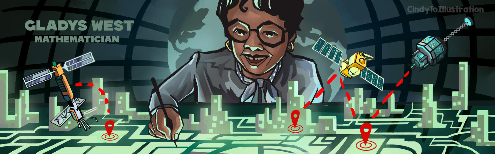 Gladys West Educational Poster