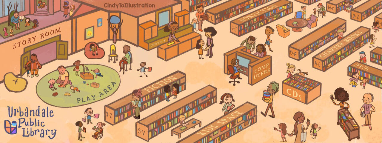 Urbandale Public Library Map